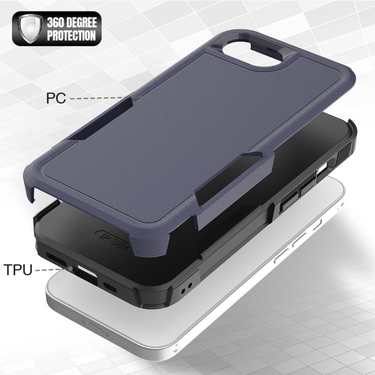For iPhone 17e / 16e 2 in 1 PC + TPU Phone Case