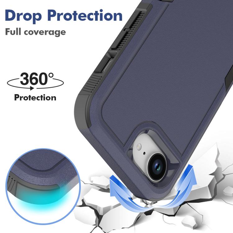 For iPhone 17e / 16e 2 in 1 PC + TPU Phone Case