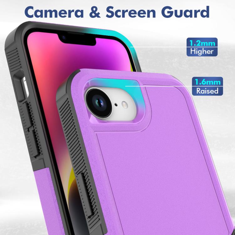 For iPhone 17e / 16e 2 in 1 PC + TPU Phone Case