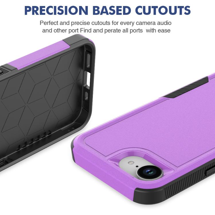For iPhone 17e / 16e 2 in 1 PC + TPU Phone Case