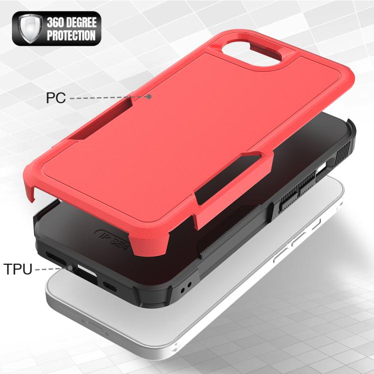 For iPhone 17e / 16e 2 in 1 PC + TPU Phone Case