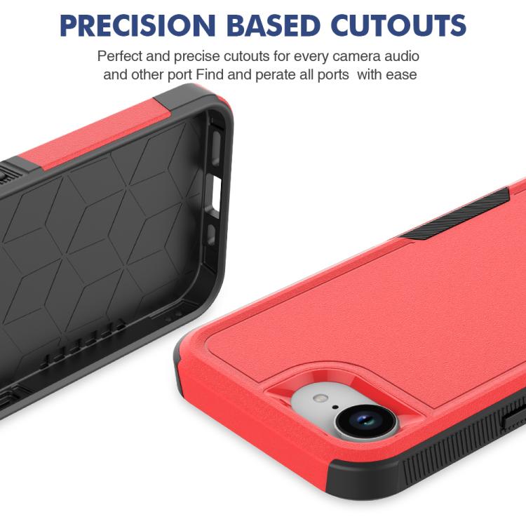 For iPhone 17e / 16e 2 in 1 PC + TPU Phone Case