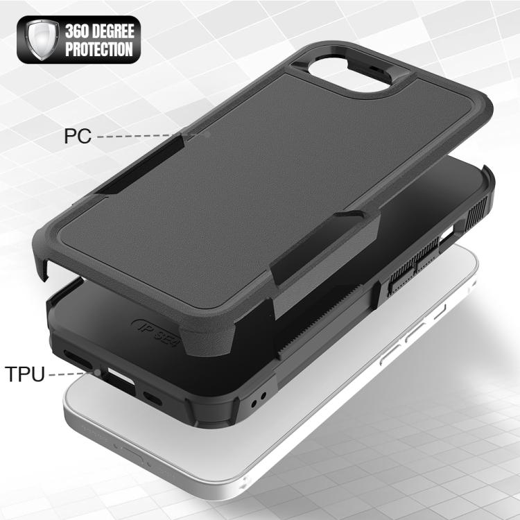 For iPhone 17e / 16e 2 in 1 PC + TPU Phone Case