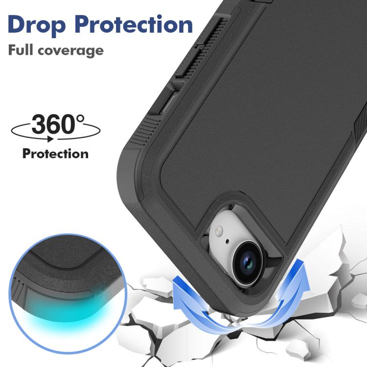 For iPhone 17e / 16e 2 in 1 PC + TPU Phone Case