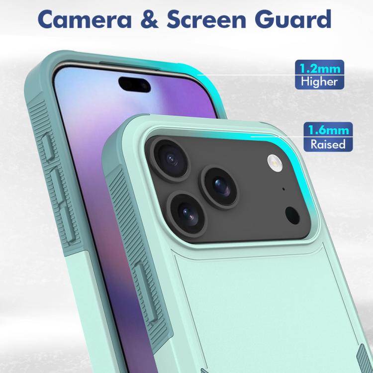 For iPhone 17 Pro Max 2 in 1 PC + TPU Phone Case