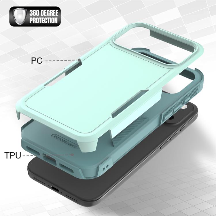 For iPhone 17 Pro Max 2 in 1 PC + TPU Phone Case