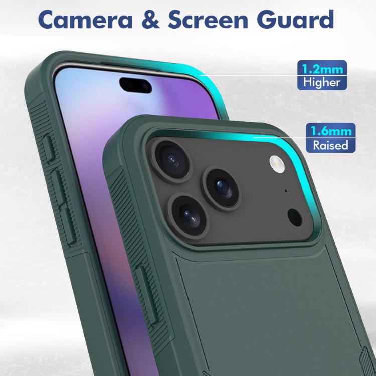 For iPhone 17 Pro Max 2 in 1 PC + TPU Phone Case