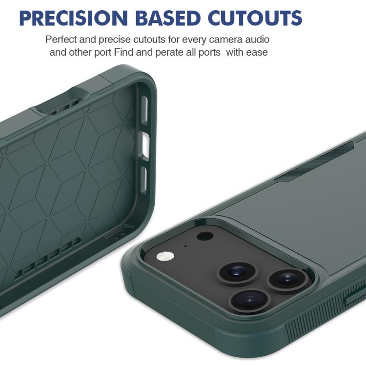 For iPhone 17 Pro Max 2 in 1 PC + TPU Phone Case