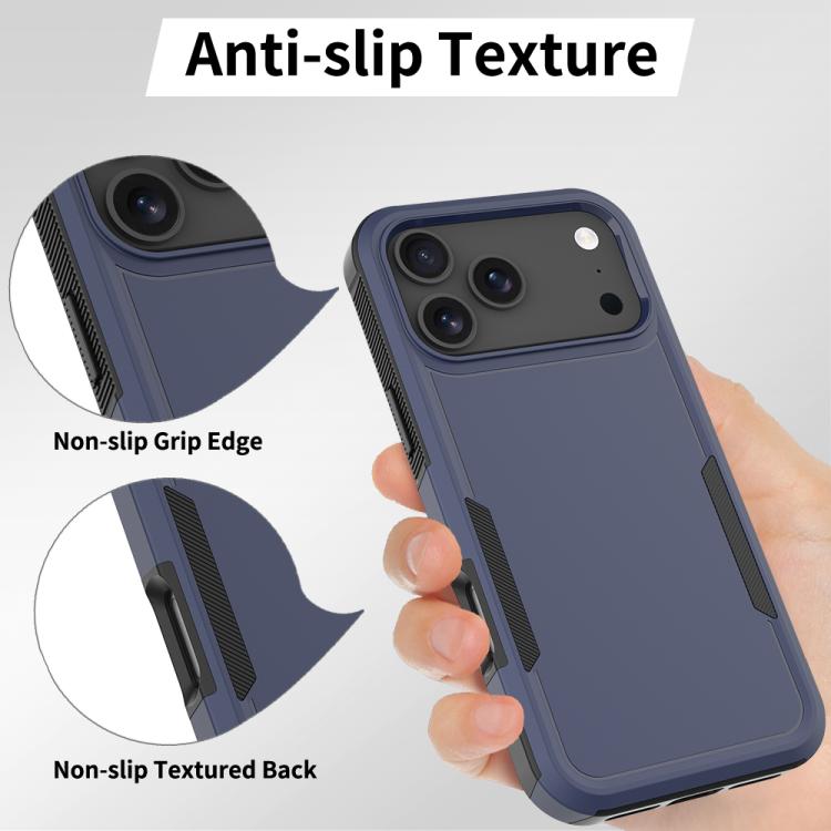 For iPhone 17 Pro Max 2 in 1 PC + TPU Phone Case