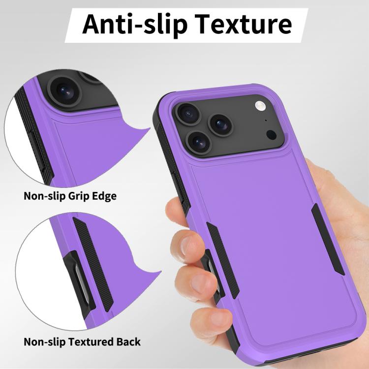 For iPhone 17 Pro Max 2 in 1 PC + TPU Phone Case