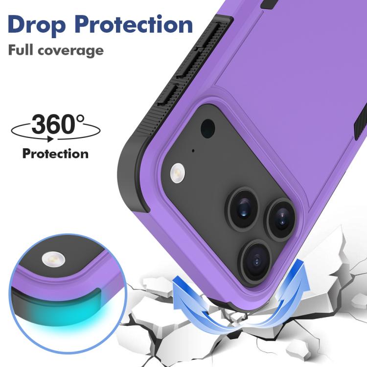 For iPhone 17 Pro Max 2 in 1 PC + TPU Phone Case