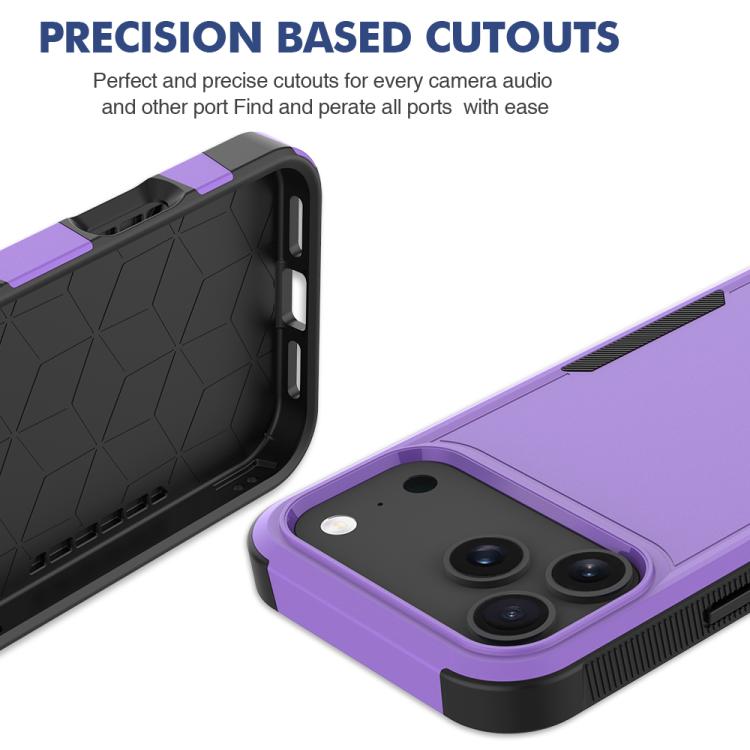 For iPhone 17 Pro Max 2 in 1 PC + TPU Phone Case