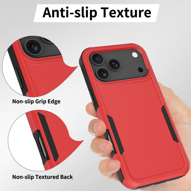 For iPhone 17 Pro Max 2 in 1 PC + TPU Phone Case