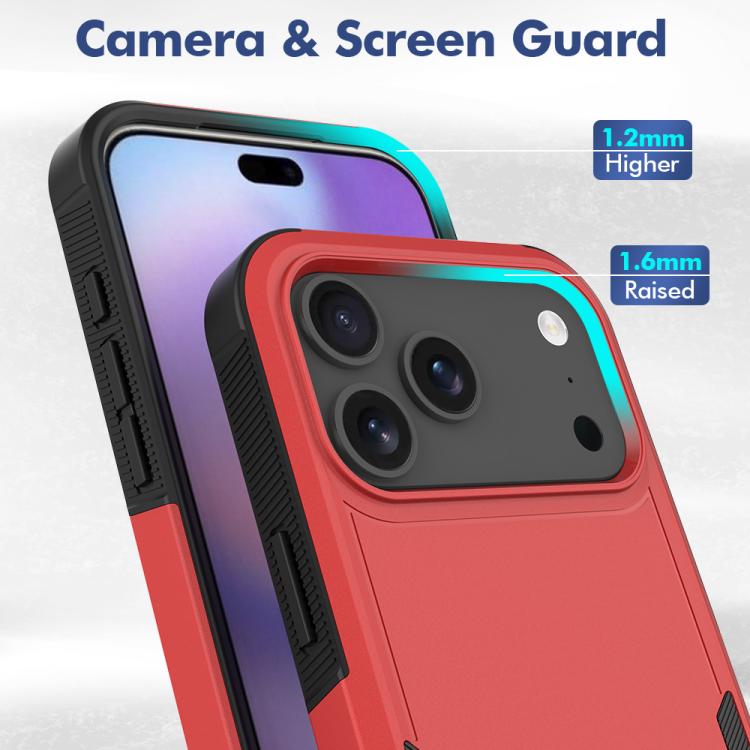 For iPhone 17 Pro Max 2 in 1 PC + TPU Phone Case