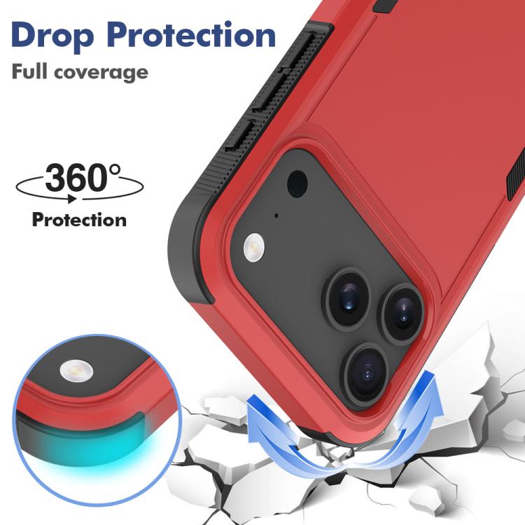 For iPhone 17 Pro Max 2 in 1 PC + TPU Phone Case