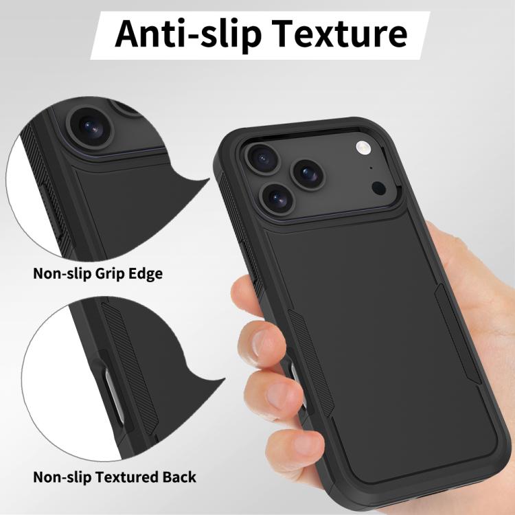 For iPhone 17 Pro Max 2 in 1 PC + TPU Phone Case