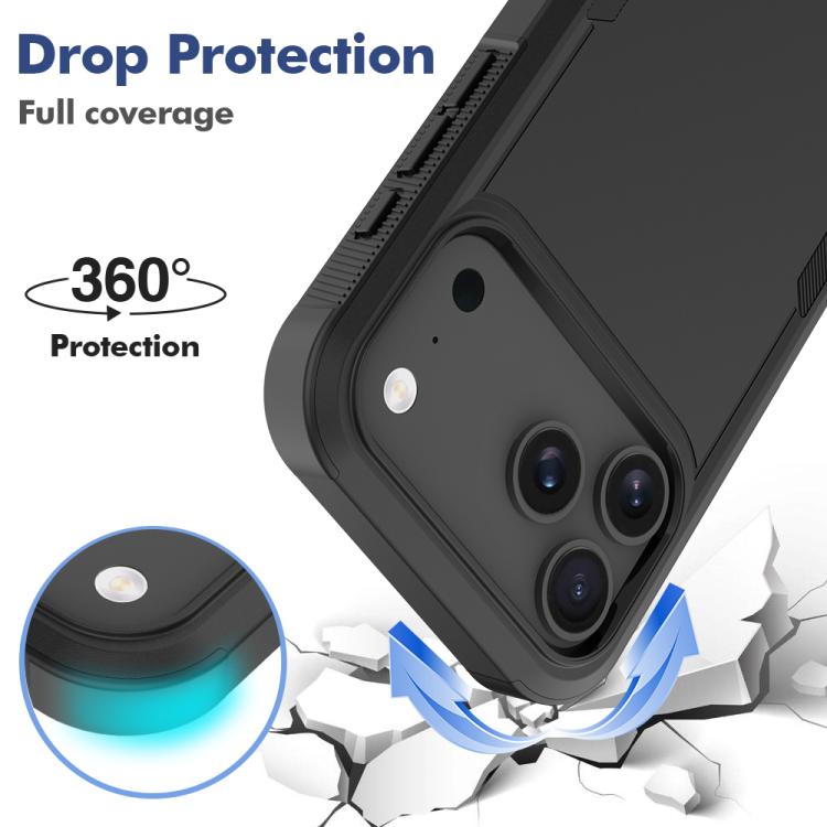 For iPhone 17 Pro Max 2 in 1 PC + TPU Phone Case