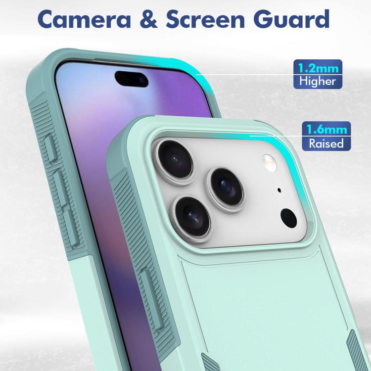 For iPhone 17 Pro 2 in 1 PC + TPU Phone Case