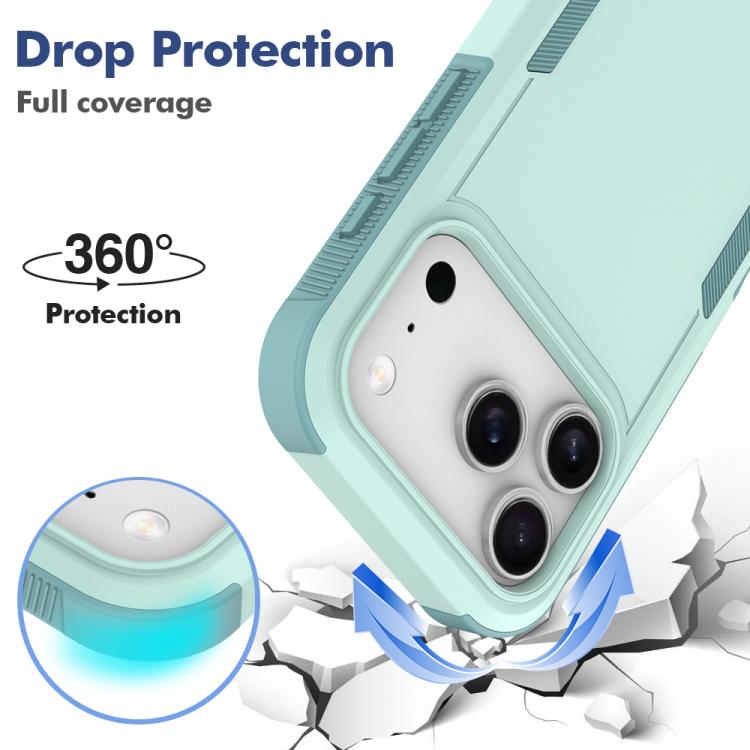 For iPhone 17 Pro 2 in 1 PC + TPU Phone Case
