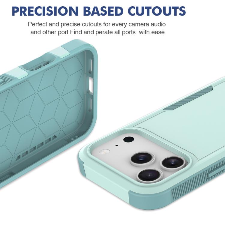 For iPhone 17 Pro 2 in 1 PC + TPU Phone Case