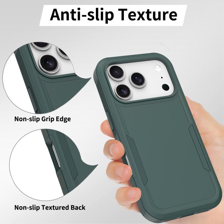 For iPhone 17 Pro 2 in 1 PC + TPU Phone Case