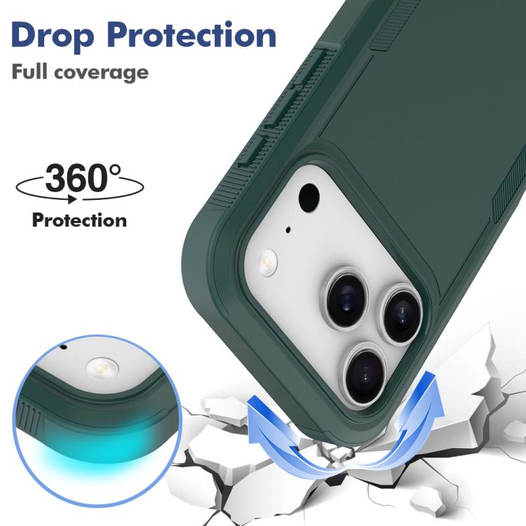 For iPhone 17 Pro 2 in 1 PC + TPU Phone Case