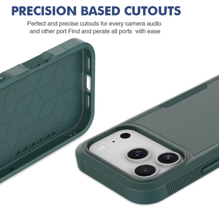 For iPhone 17 Pro 2 in 1 PC + TPU Phone Case