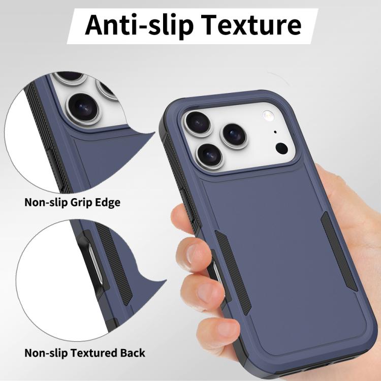 For iPhone 17 Pro 2 in 1 PC + TPU Phone Case