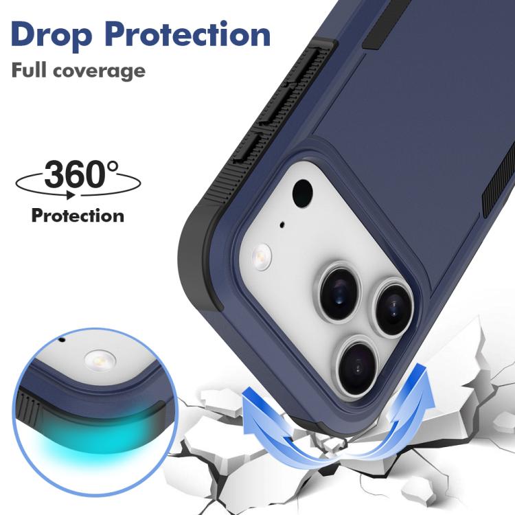 For iPhone 17 Pro 2 in 1 PC + TPU Phone Case