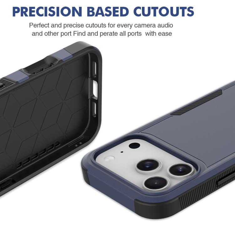 For iPhone 17 Pro 2 in 1 PC + TPU Phone Case