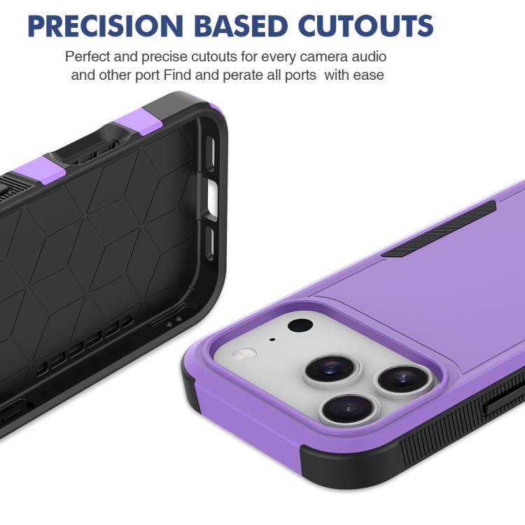 For iPhone 17 Pro 2 in 1 PC + TPU Phone Case