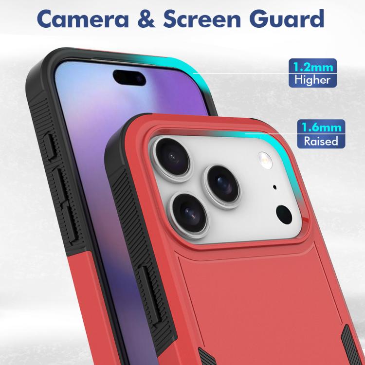 For iPhone 17 Pro 2 in 1 PC + TPU Phone Case