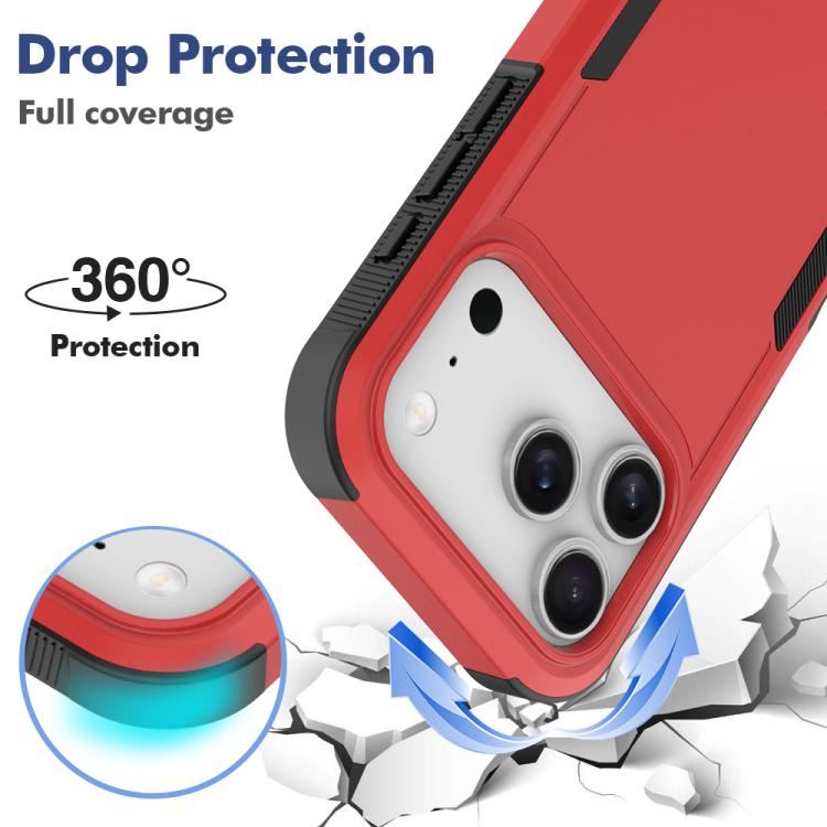 For iPhone 17 Pro 2 in 1 PC + TPU Phone Case
