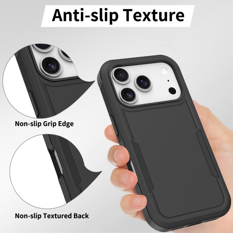 For iPhone 17 Pro 2 in 1 PC + TPU Phone Case
