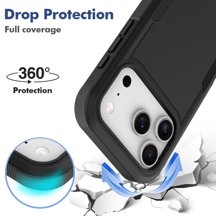 For iPhone 17 Pro 2 in 1 PC + TPU Phone Case