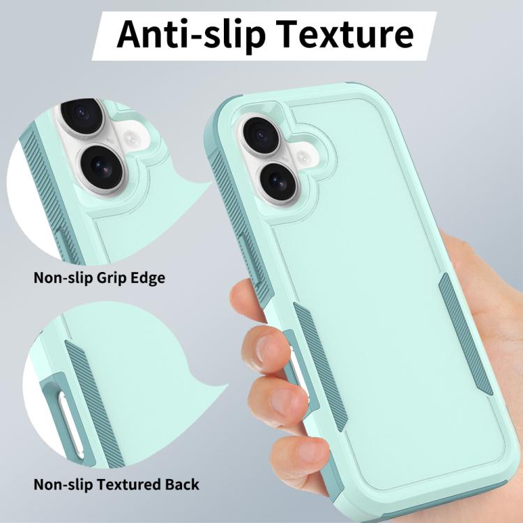 For iPhone 17 2 in 1 PC + TPU Phone Case