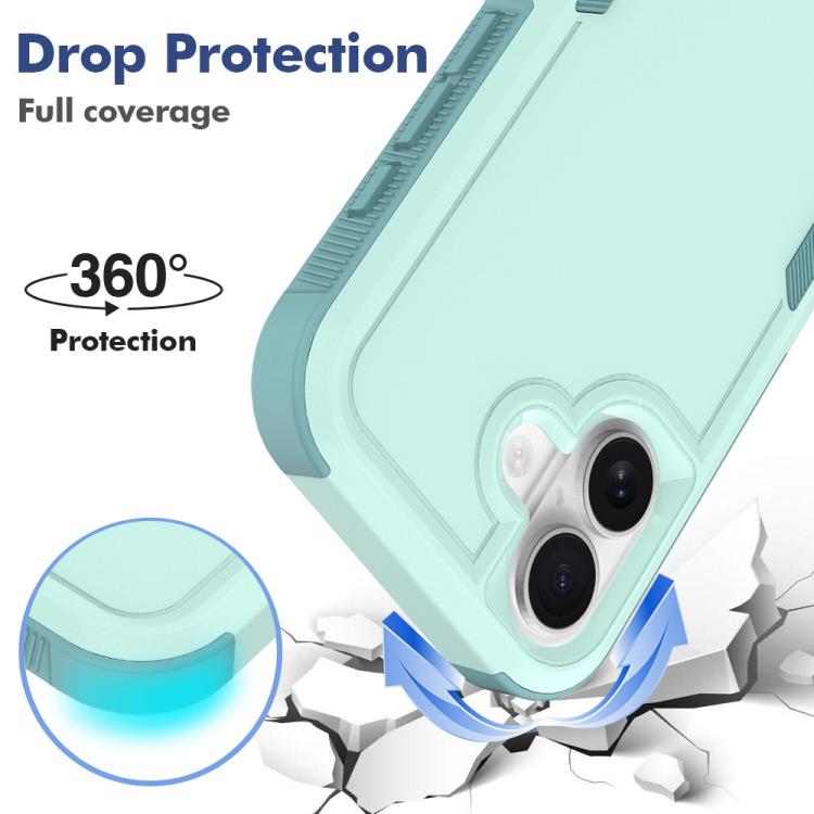 For iPhone 17 2 in 1 PC + TPU Phone Case