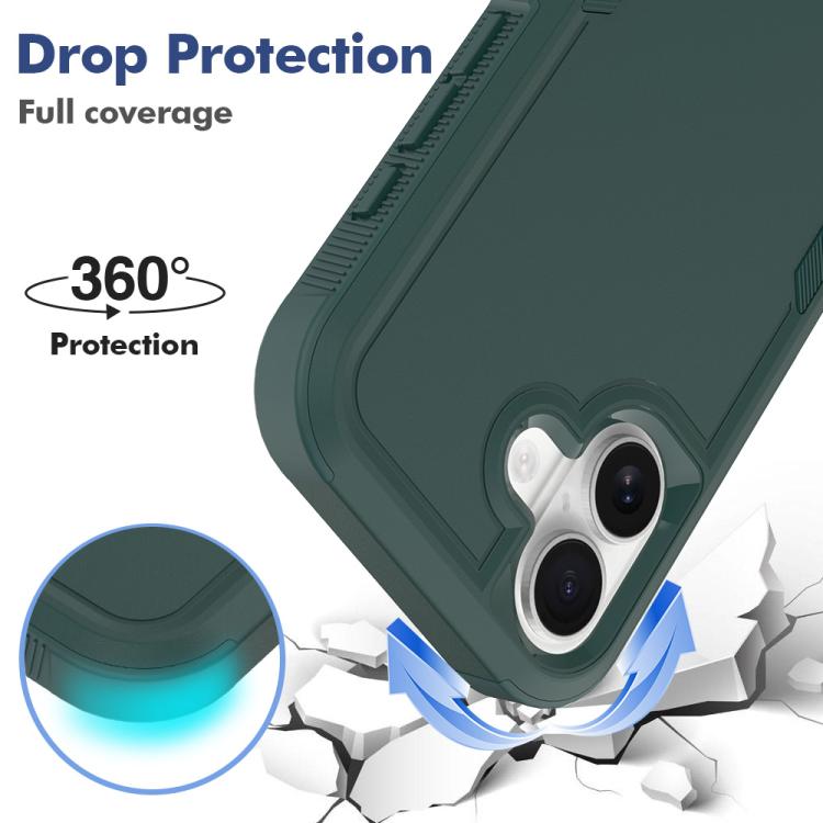 For iPhone 17 2 in 1 PC + TPU Phone Case