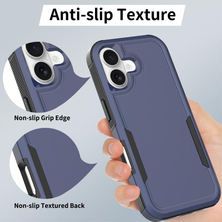 For iPhone 17 2 in 1 PC + TPU Phone Case