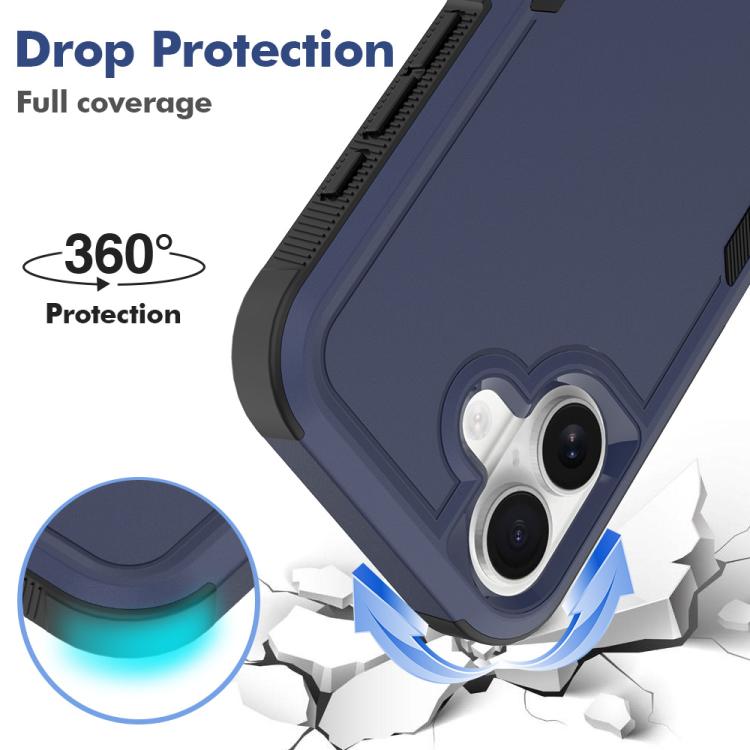 For iPhone 17 2 in 1 PC + TPU Phone Case