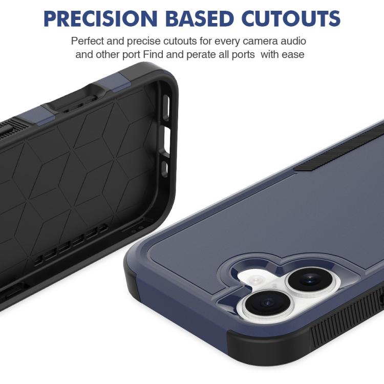For iPhone 17 2 in 1 PC + TPU Phone Case