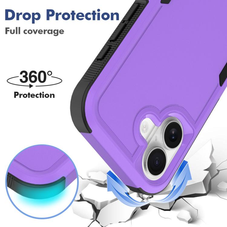 For iPhone 17 2 in 1 PC + TPU Phone Case