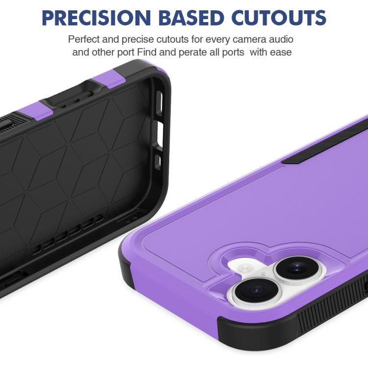 For iPhone 17 2 in 1 PC + TPU Phone Case