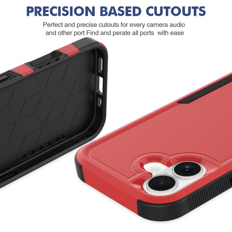 For iPhone 17 2 in 1 PC + TPU Phone Case