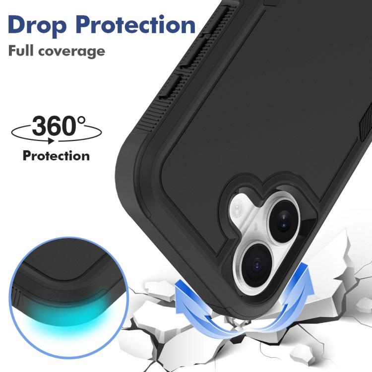 For iPhone 17 2 in 1 PC + TPU Phone Case