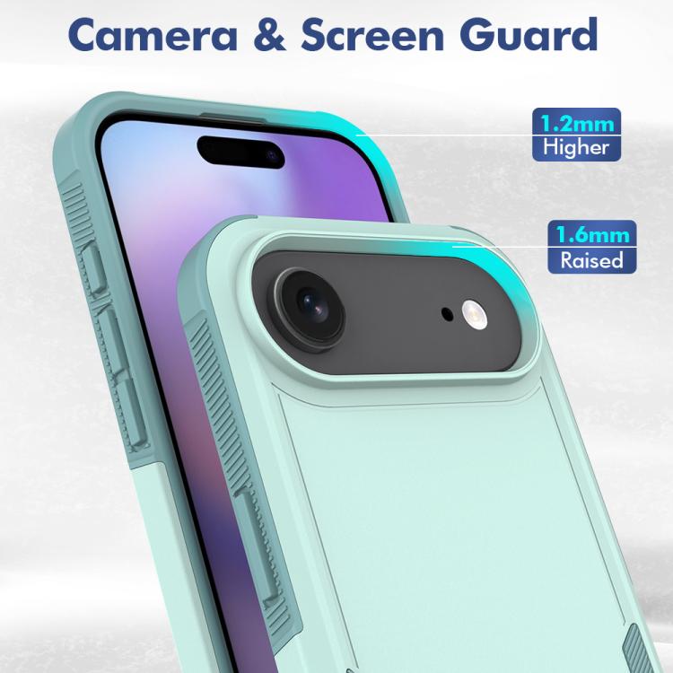 For iPhone Air 2 in 1 PC + TPU Phone Case