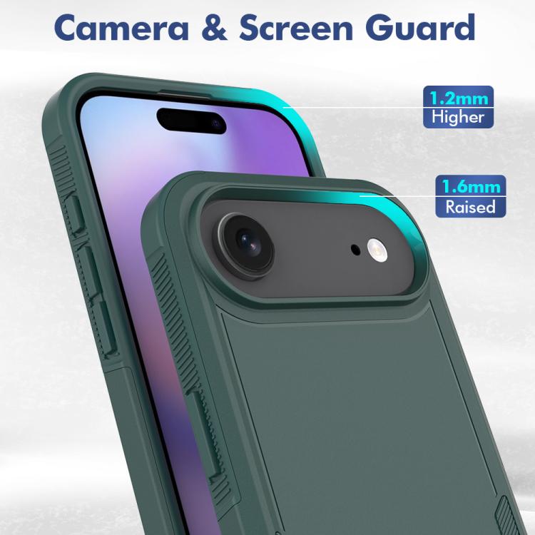 For iPhone Air 2 in 1 PC + TPU Phone Case