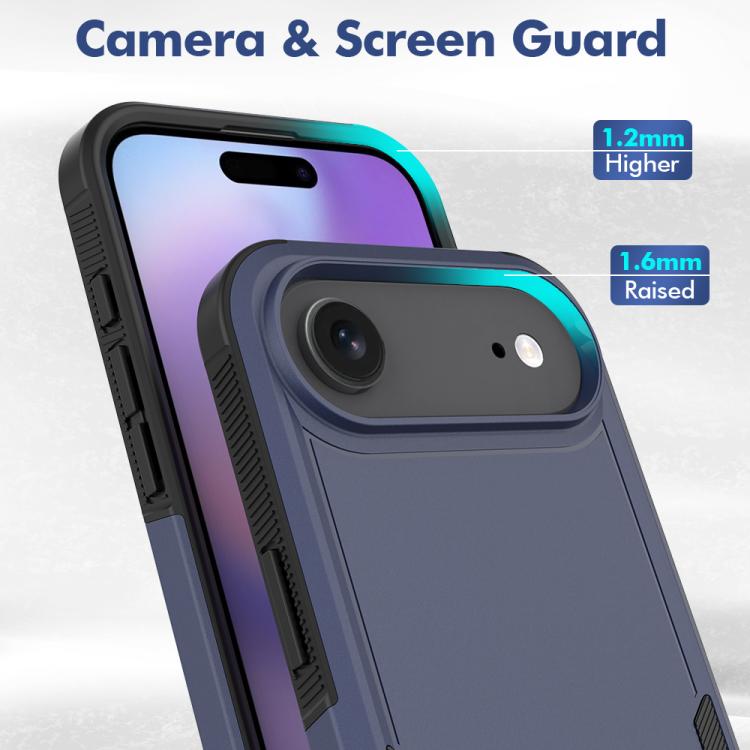 For iPhone Air 2 in 1 PC + TPU Phone Case