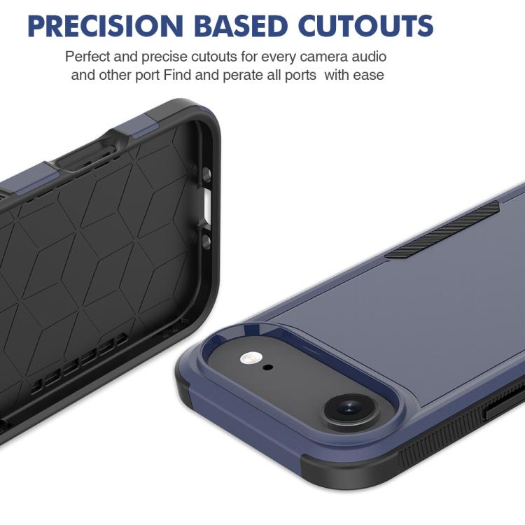 For iPhone Air 2 in 1 PC + TPU Phone Case