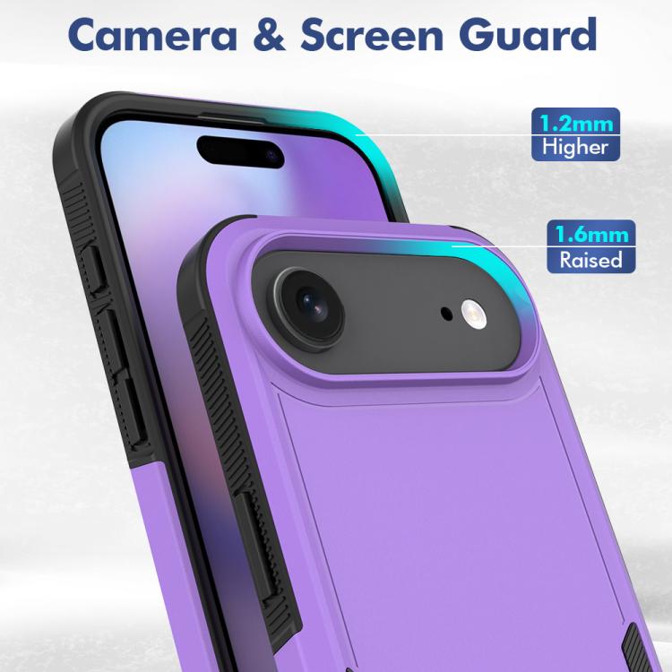 For iPhone Air 2 in 1 PC + TPU Phone Case